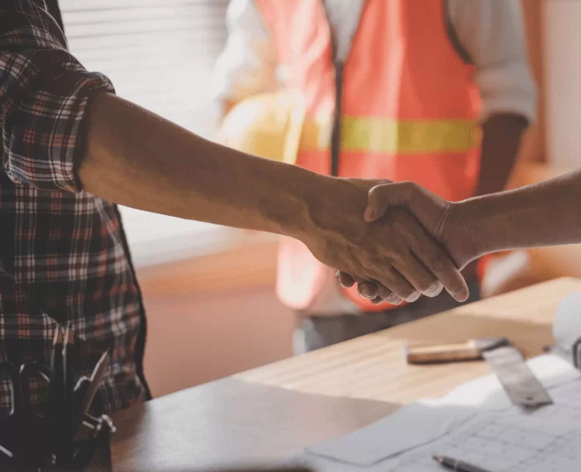 Engineers Shaking Hands